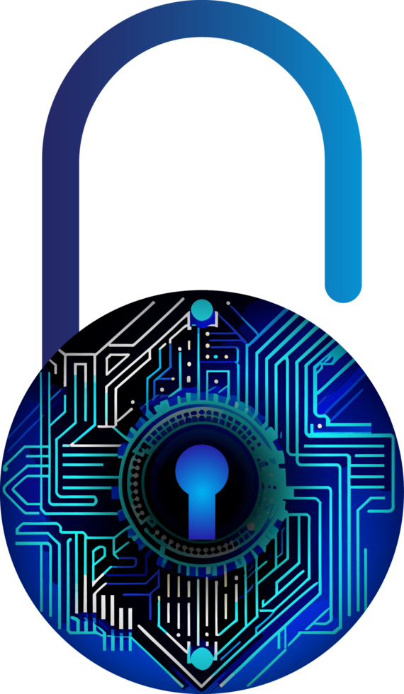 Modern Technology Cybersecurity Icon Crop-out png