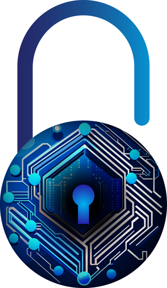 Modern Technology Cybersecurity Icon Crop-out png