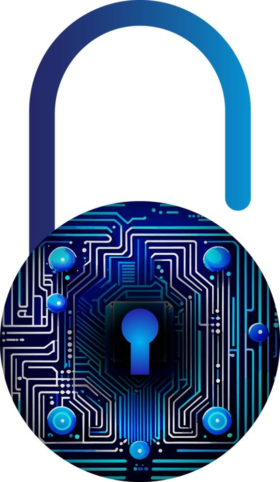 Modern Technology Cybersecurity Icon Crop-out png