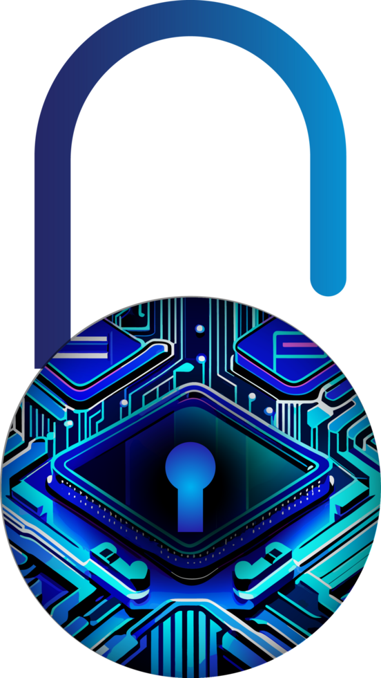 Modern Technology Cybersecurity Icon Crop-out png