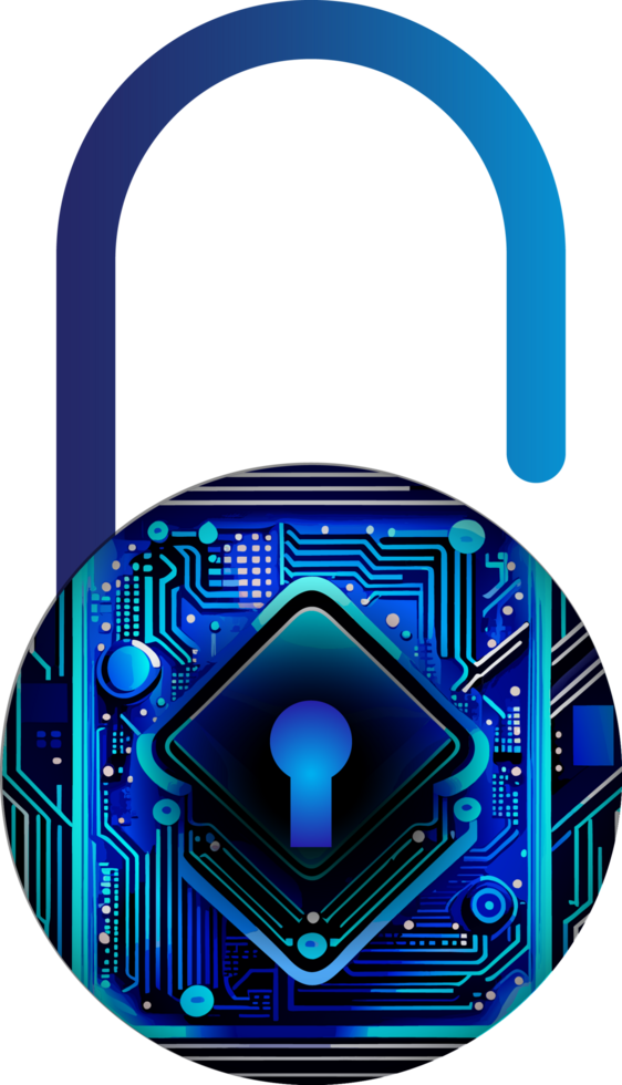 Modern Technology Cybersecurity Icon Crop-out png