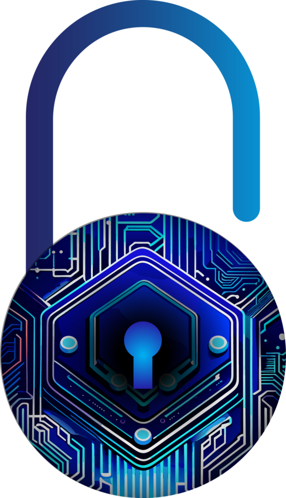Modern Technology Cybersecurity Icon Crop-out png