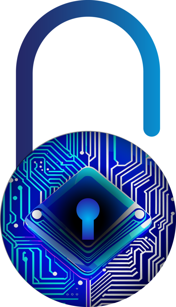 Modern Technology Cybersecurity Icon Crop-out png