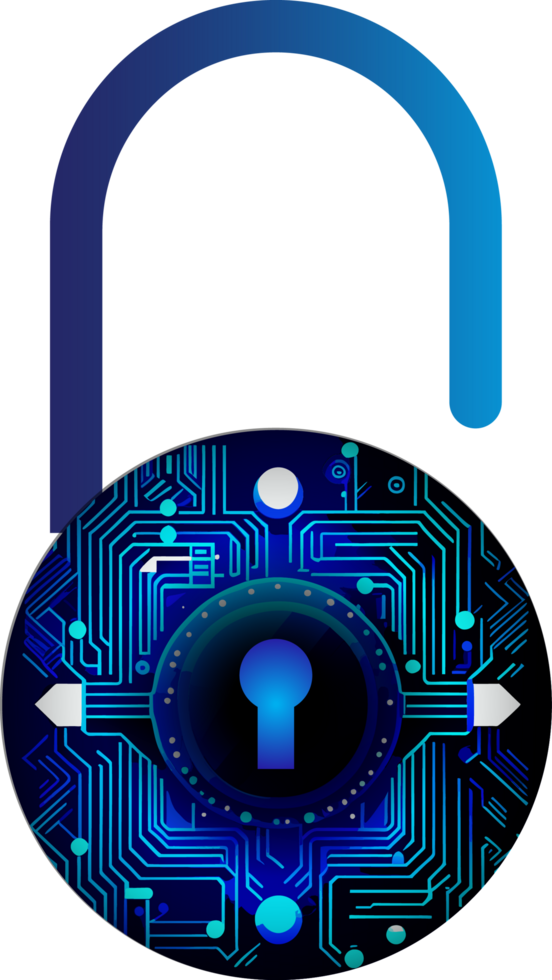 Modern Technology Cybersecurity Icon Crop-out png