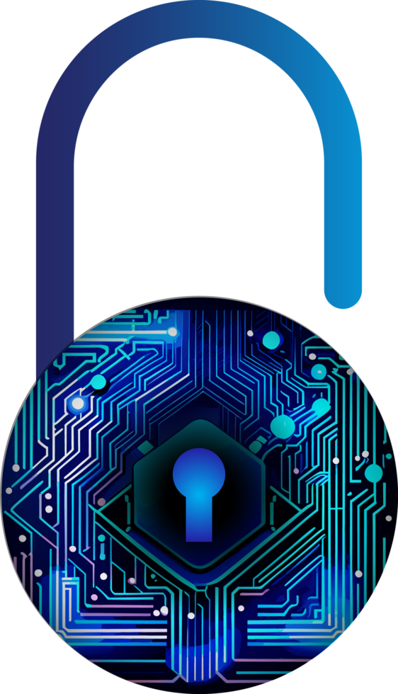 Modern Technology Cybersecurity Icon Crop-out png
