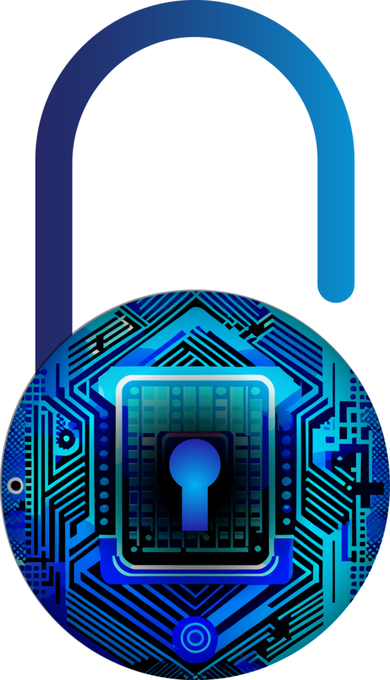 Modern Technology Cybersecurity Icon Crop-out png