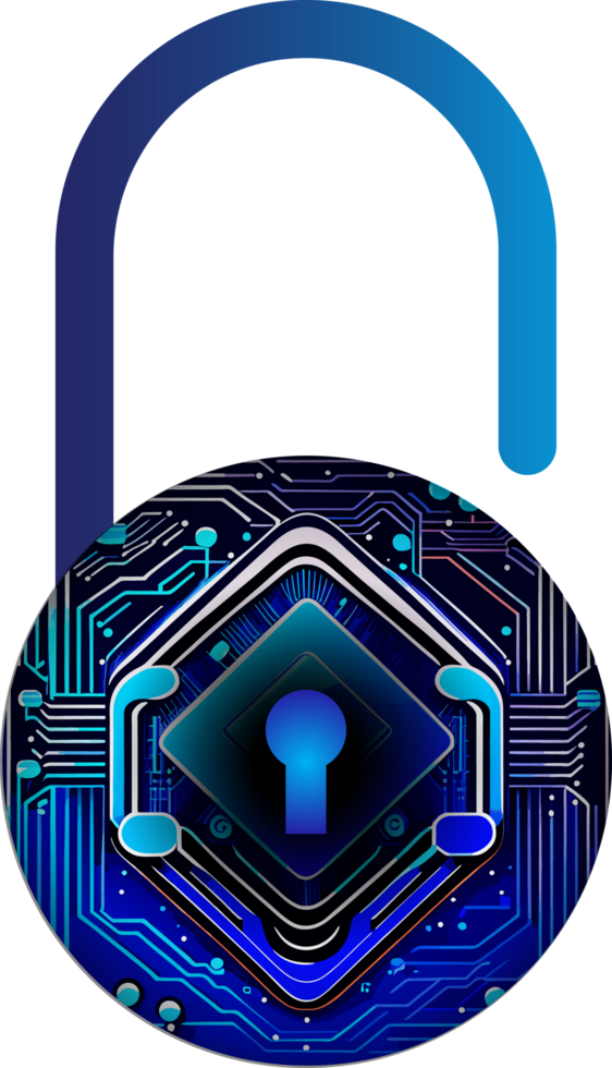 Modern Technology Cybersecurity Icon Crop-out png