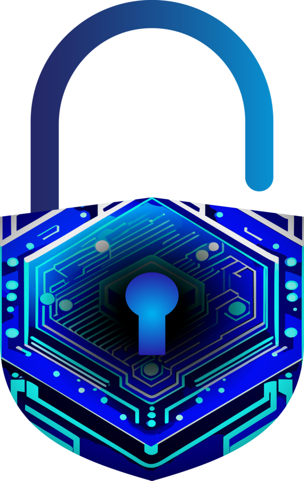 Modern Technology Cybersecurity Icon Crop-out png