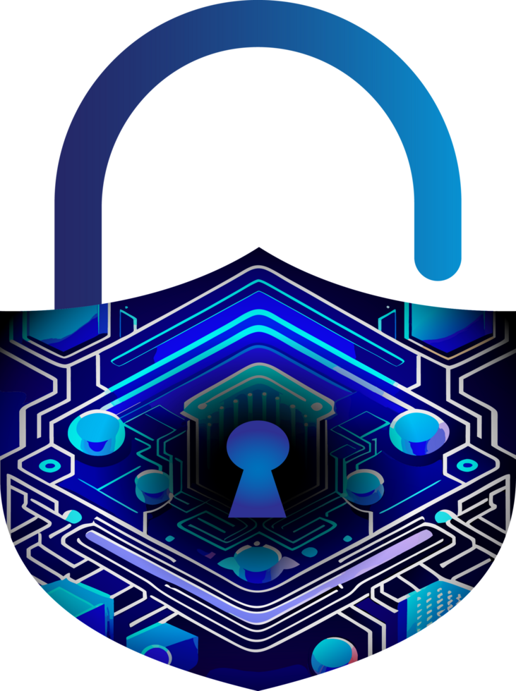 Modern Technology Cybersecurity Icon Crop-out png