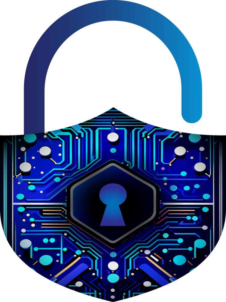 Modern Technology Cybersecurity Icon Crop-out png