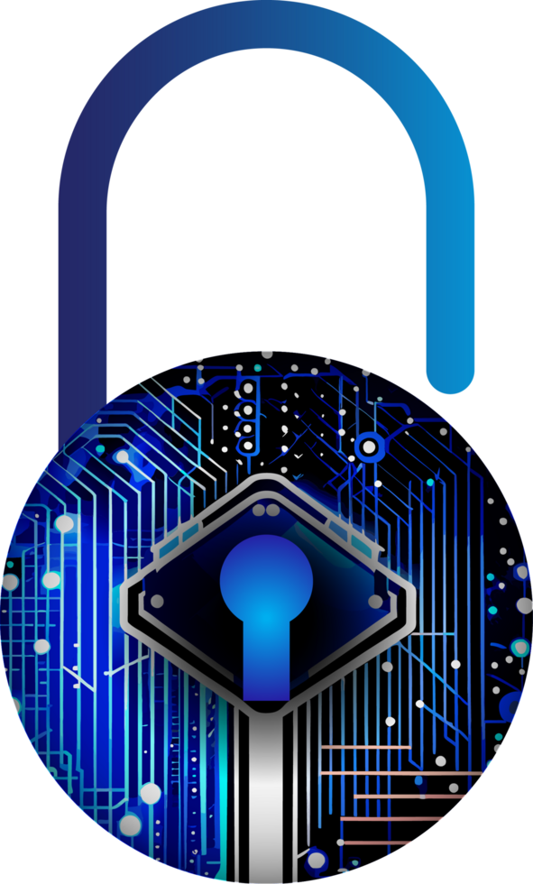 Modern Technology Cybersecurity Icon Crop-out png