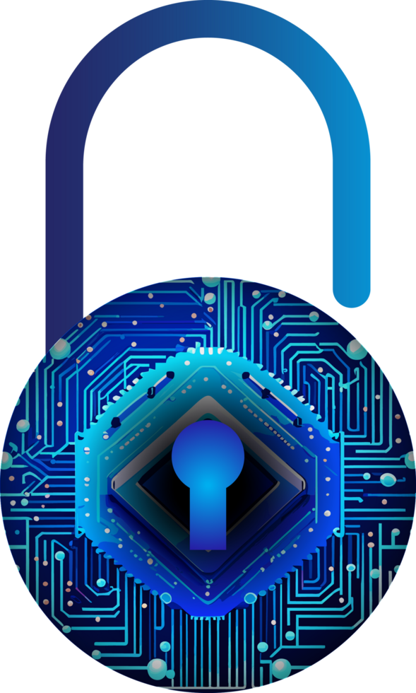 Modern Technology Cybersecurity Icon Crop-out png