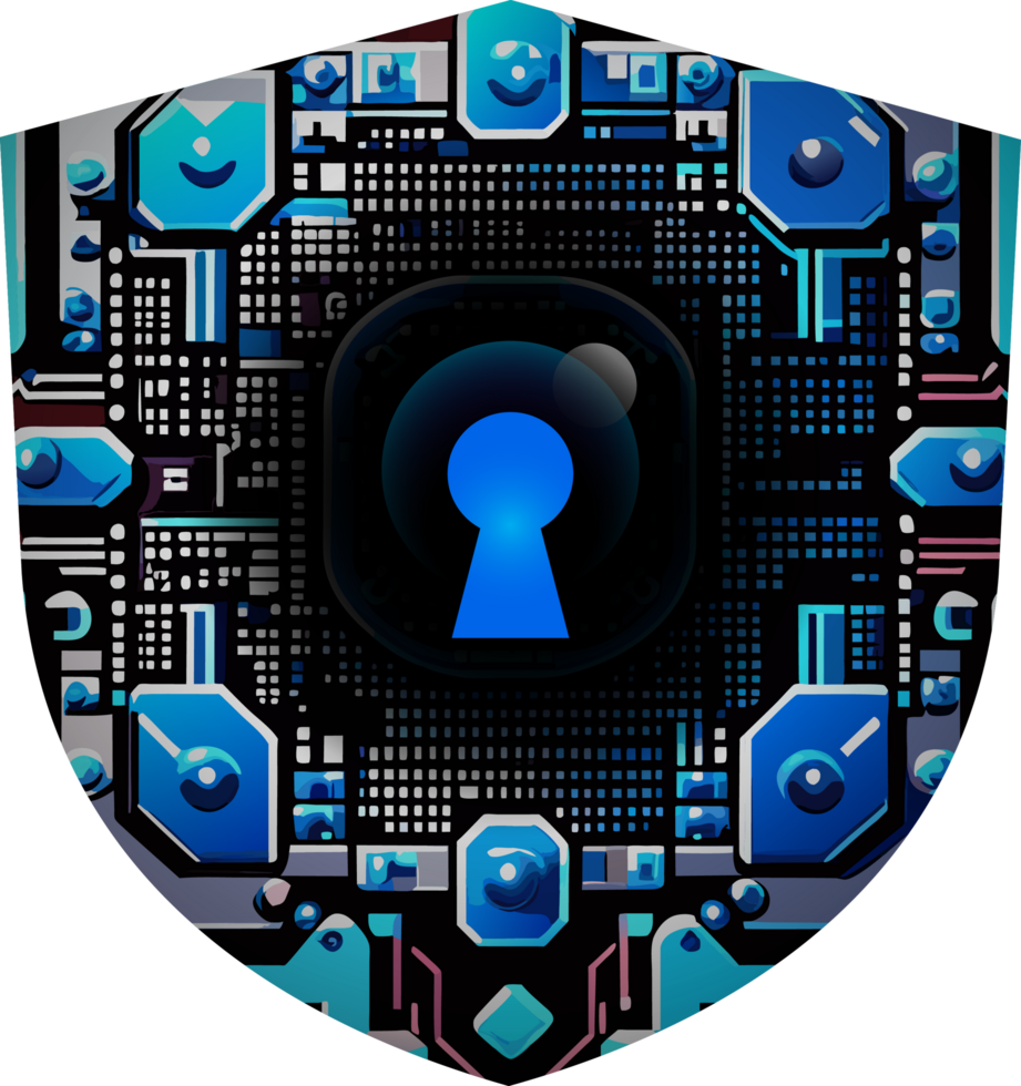 Modern Technology Cybersecurity Icon Crop-out png