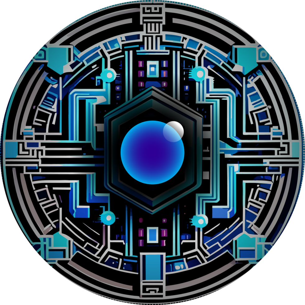 Modern Technology Cybersecurity Icon Crop-out png