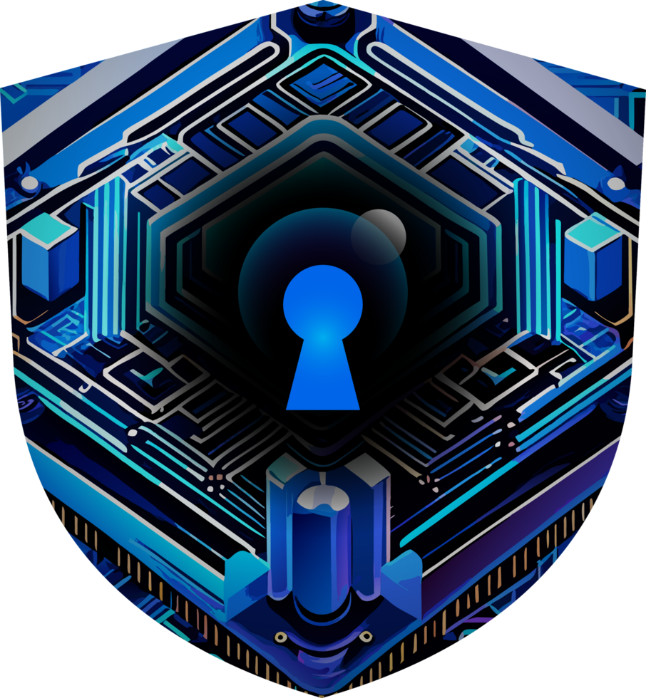 Modern Technology Cybersecurity Icon Crop-out png