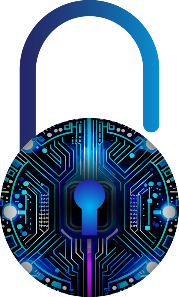 Modern Technology Cybersecurity Icon Crop-out png