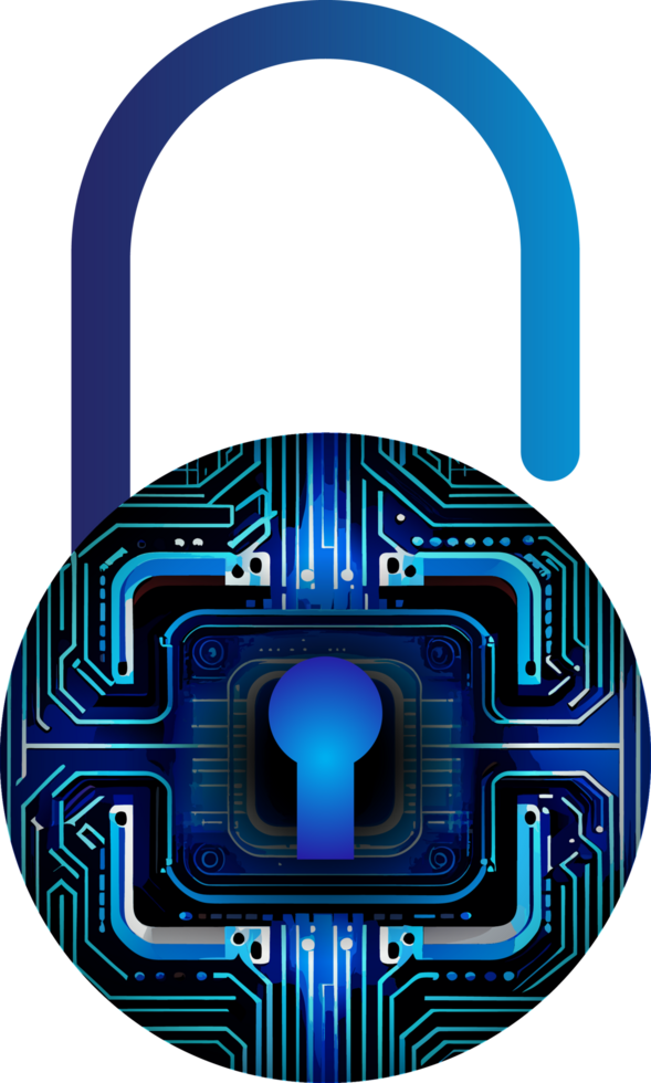 Modern Technology Cybersecurity Icon Crop-out png