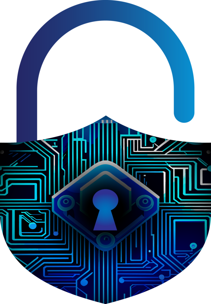 Modern Technology Cybersecurity Icon Crop-out png