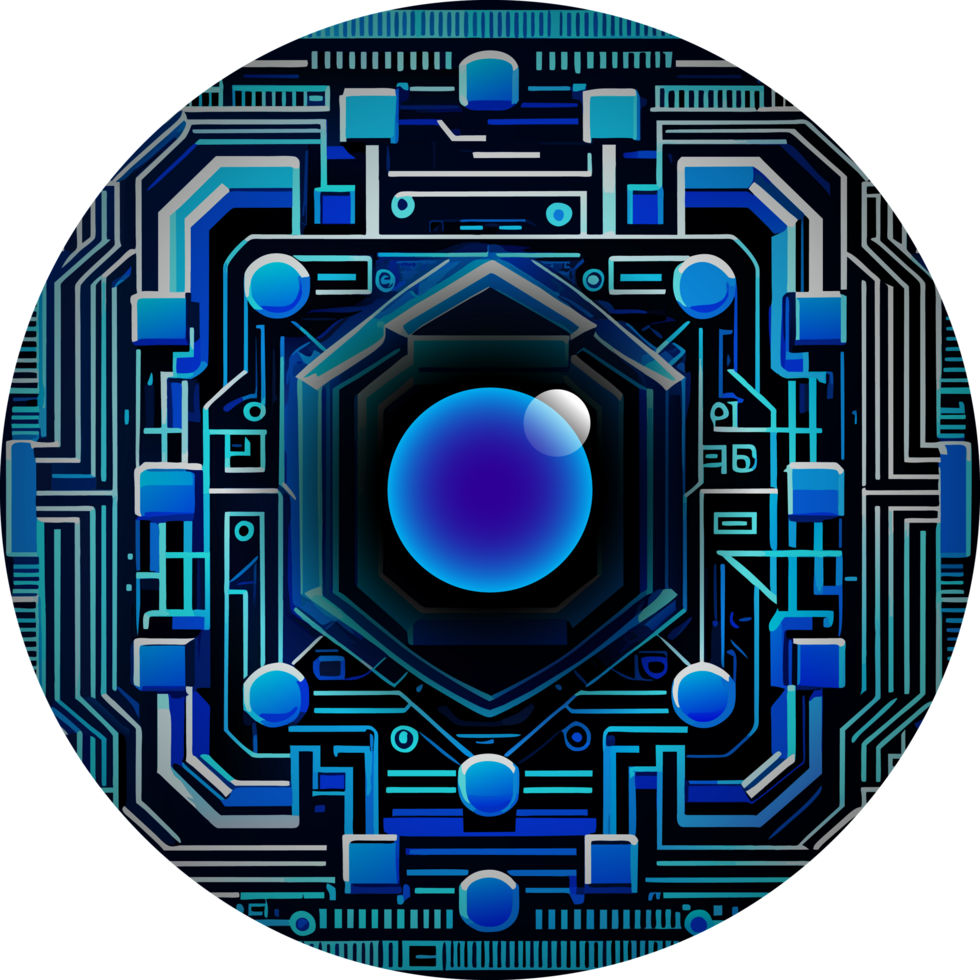 Modern Technology Cybersecurity Icon Crop-out png