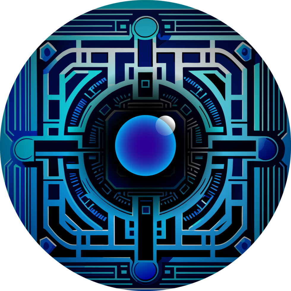 Modern Technology Cybersecurity Icon Crop-out png