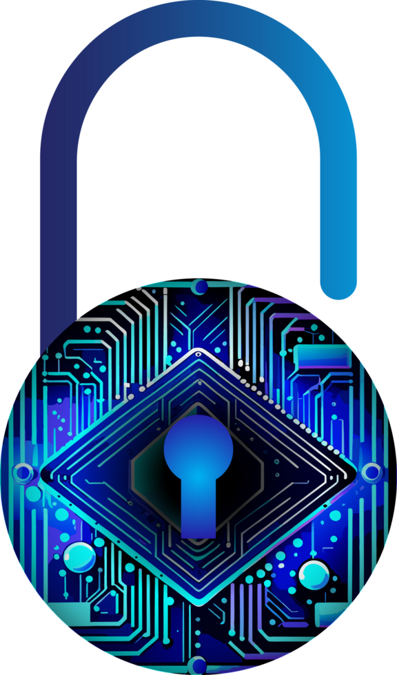 Modern Technology Cybersecurity Icon Crop-out png
