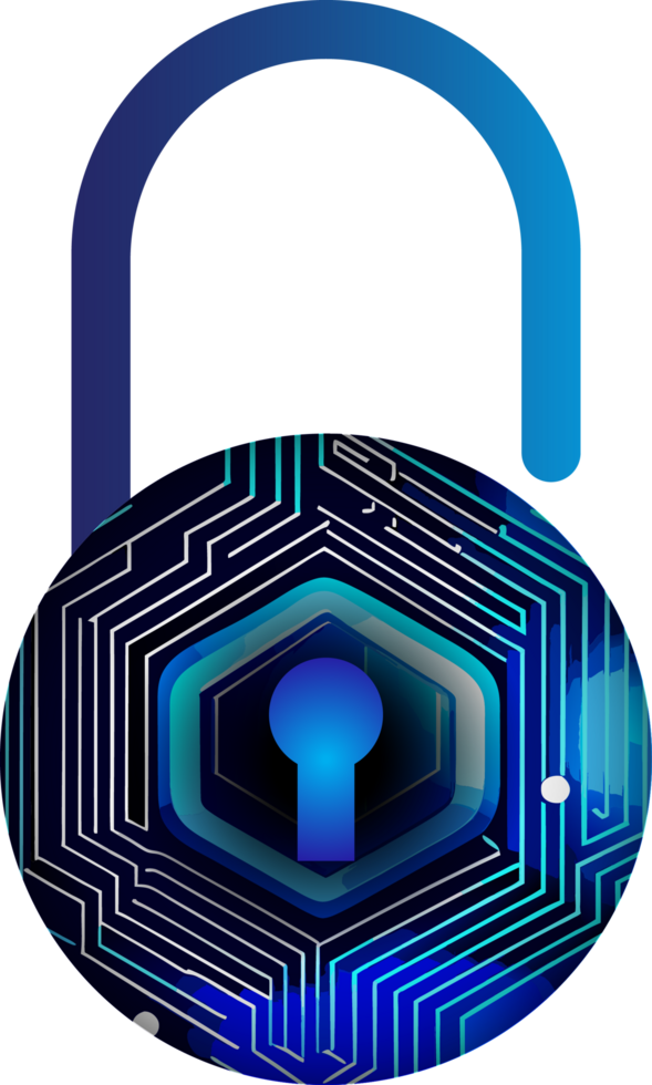 Modern Technology Cybersecurity Icon Crop-out png