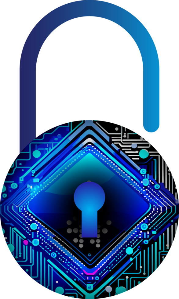 Modern Technology Cybersecurity Icon Crop-out png