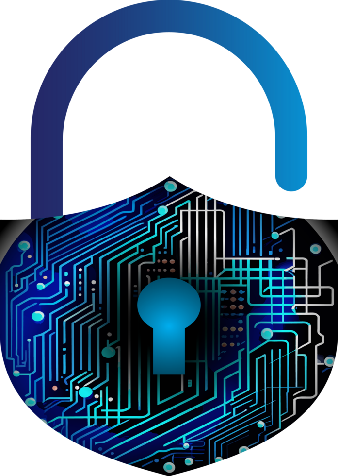 Modern Technology Cybersecurity Icon Crop-out png