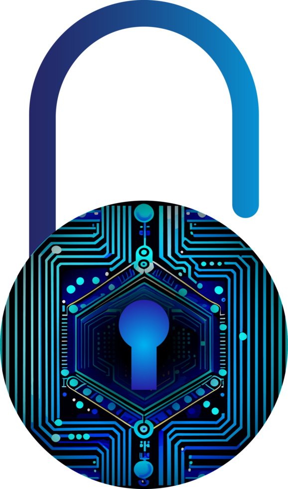 Modern Technology Cybersecurity Icon Crop-out png