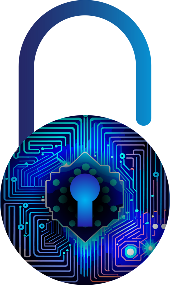 Modern Technology Cybersecurity Icon Crop-out png