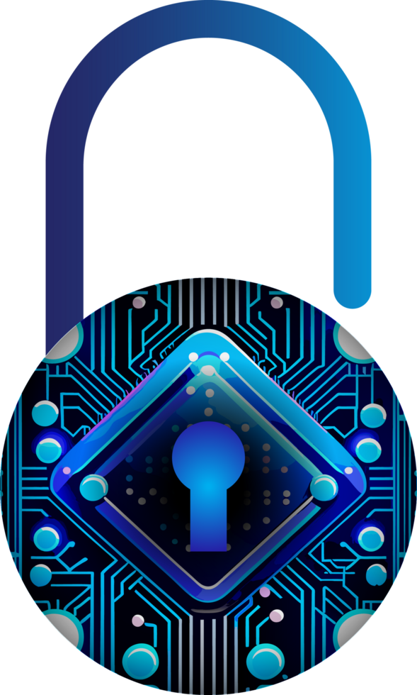 Modern Technology Cybersecurity Icon Crop-out png
