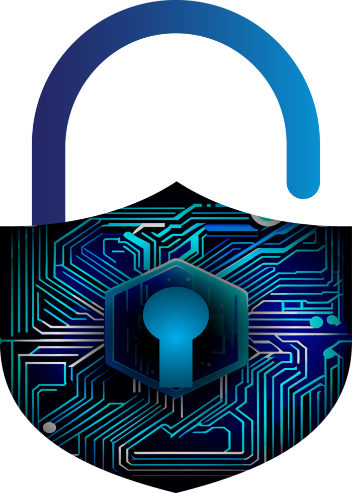 Modern Technology Cybersecurity Icon Crop-out png
