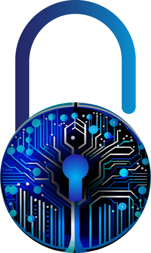 Modern Technology Cybersecurity Icon Crop-out png