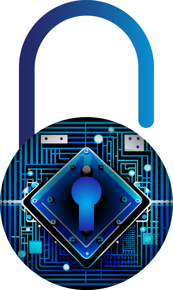 Modern Technology Cybersecurity Icon Crop-out png