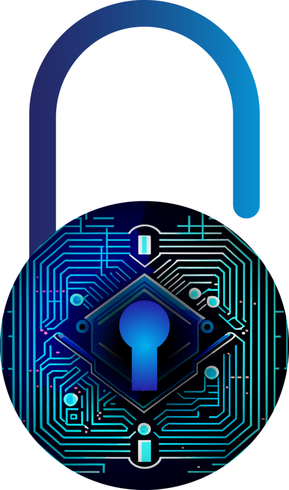 Modern Technology Cybersecurity Icon Crop-out png