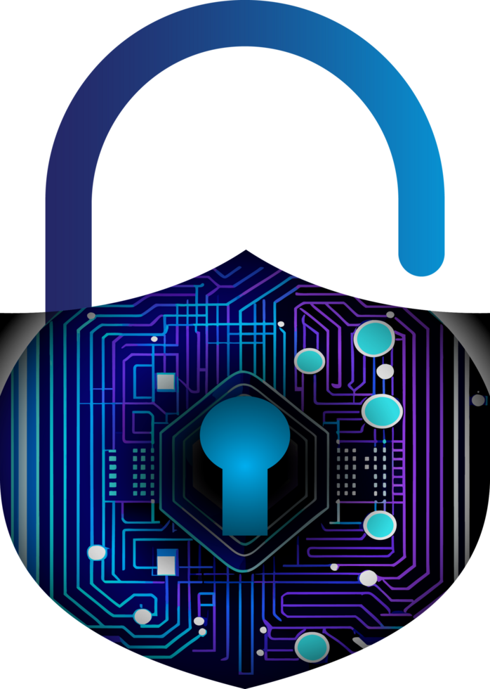 Modern Technology Cybersecurity Icon Crop-out png