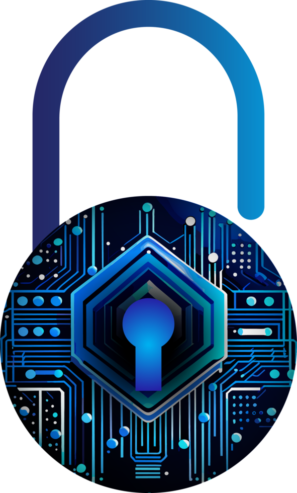 Modern Technology Cybersecurity Icon Crop-out png