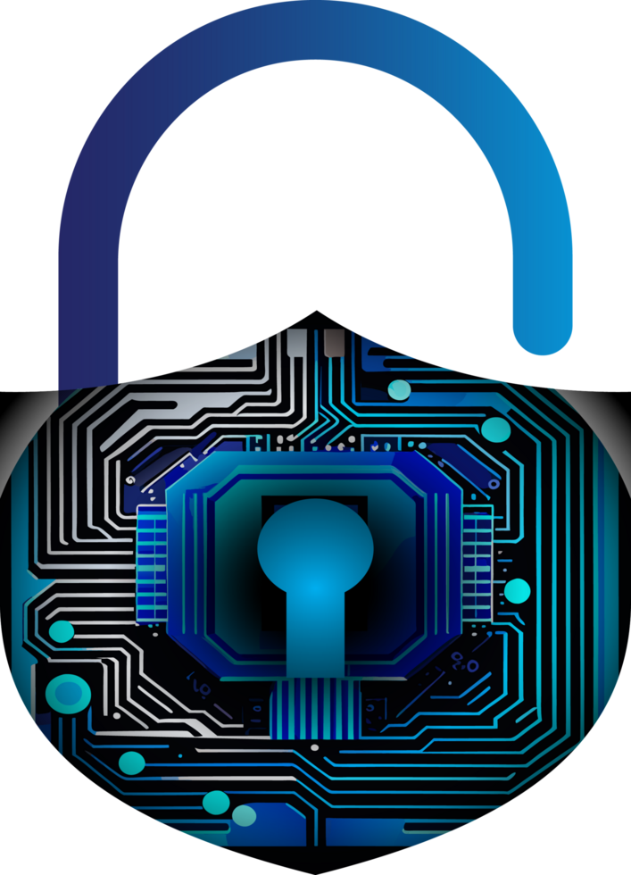 Modern Technology Cybersecurity Icon Crop-out png