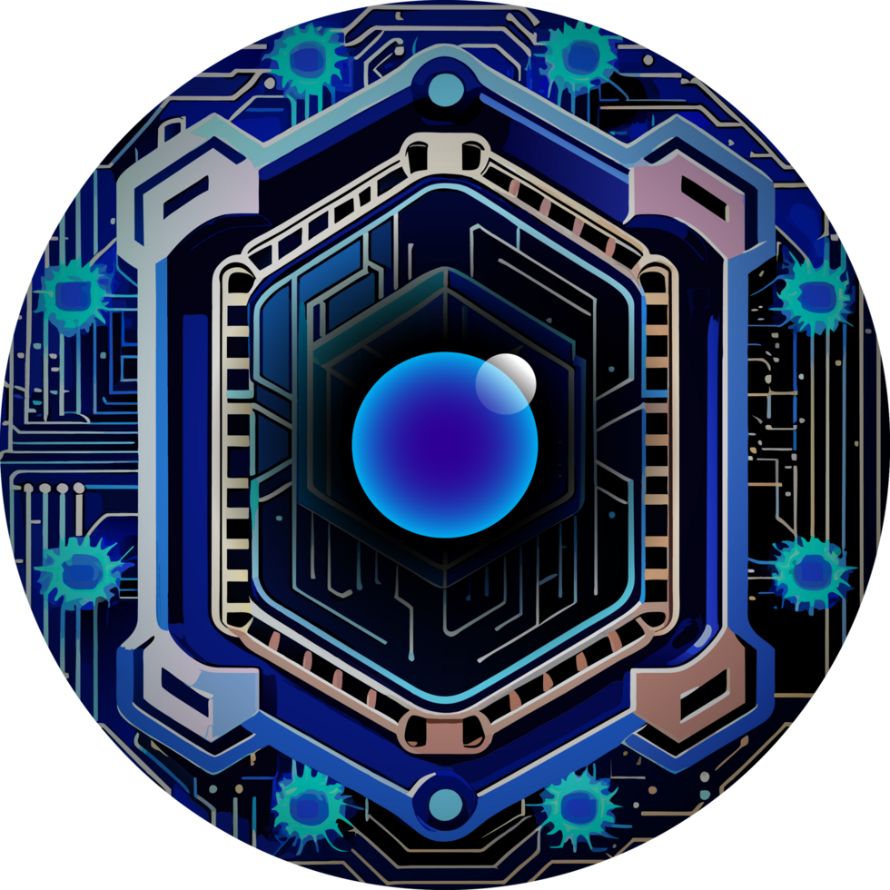 Modern Technology Cybersecurity Icon Crop-out png
