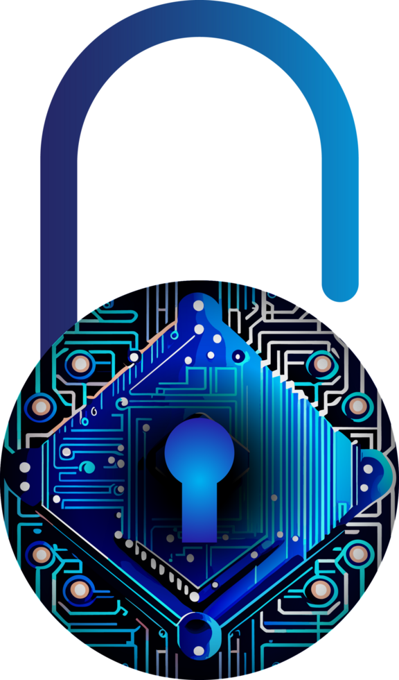 Modern Technology Cybersecurity Icon Crop-out png