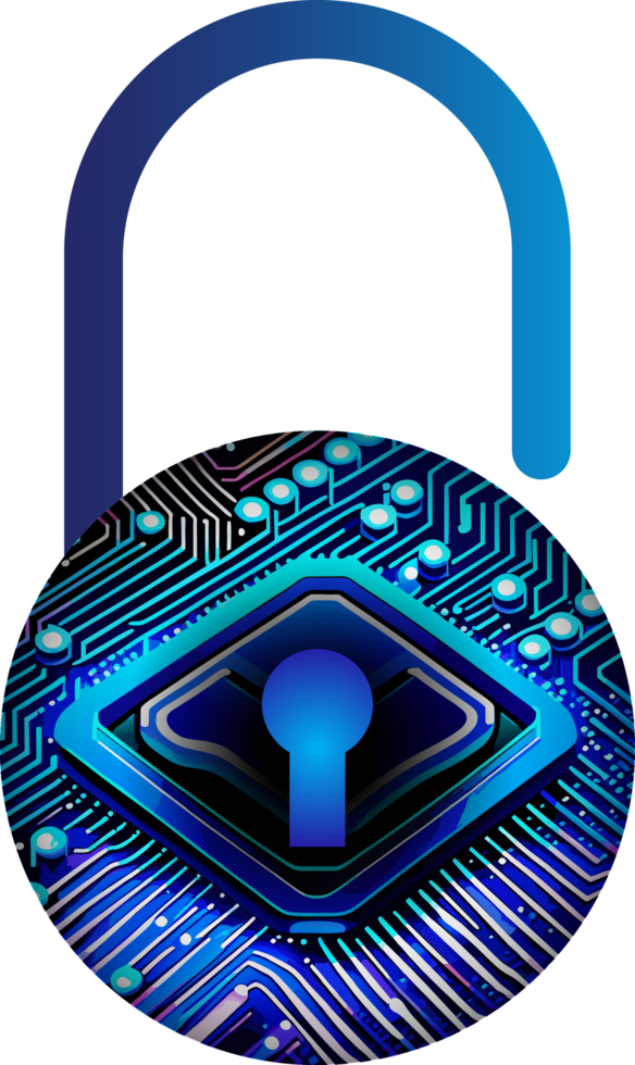Modern Technology Cybersecurity Icon Crop-out png