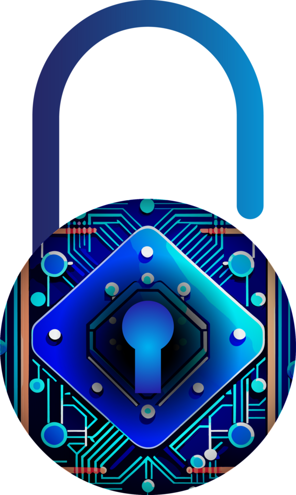 Modern Technology Cybersecurity Icon Crop-out png