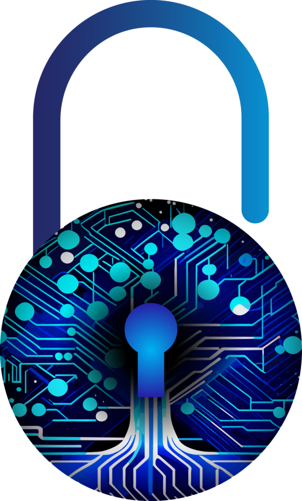 Modern Technology Cybersecurity Icon Crop-out png