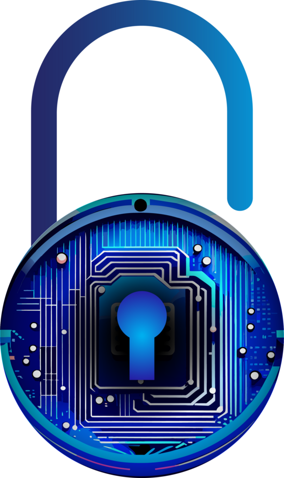 Modern Technology Cybersecurity Icon Crop-out png