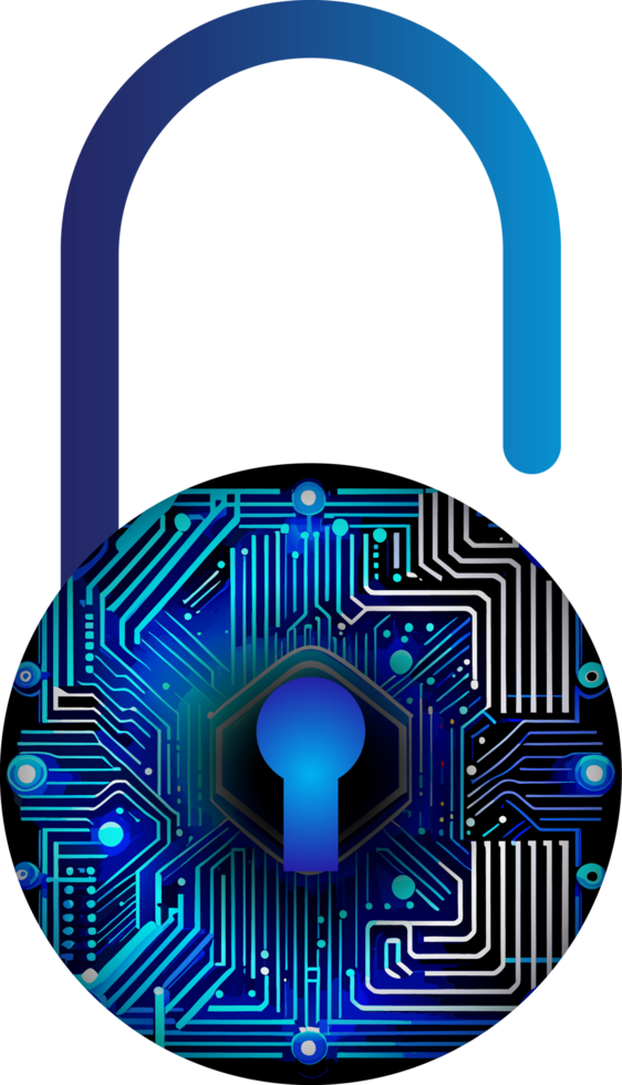 Modern Technology Cybersecurity Icon Crop-out png