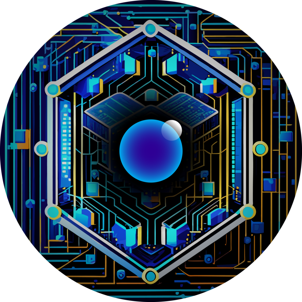 Modern Technology Cybersecurity Icon Crop-out png