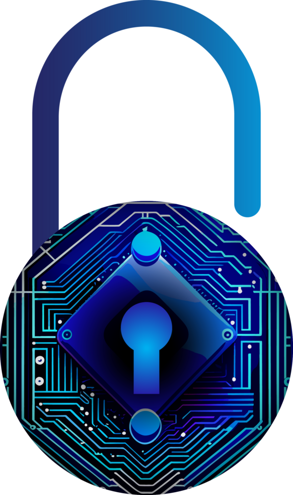Modern Technology Cybersecurity Icon Crop-out png
