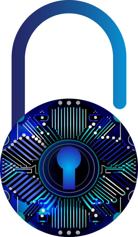 Modern Technology Cybersecurity Icon Crop-out png