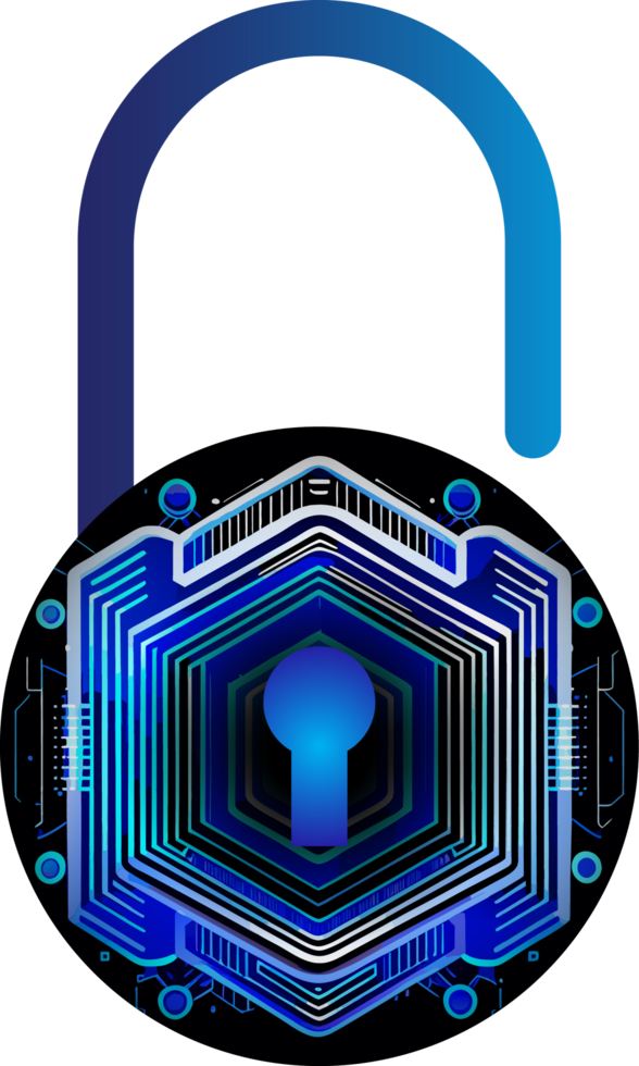 Modern Technology Cybersecurity Icon Crop-out png
