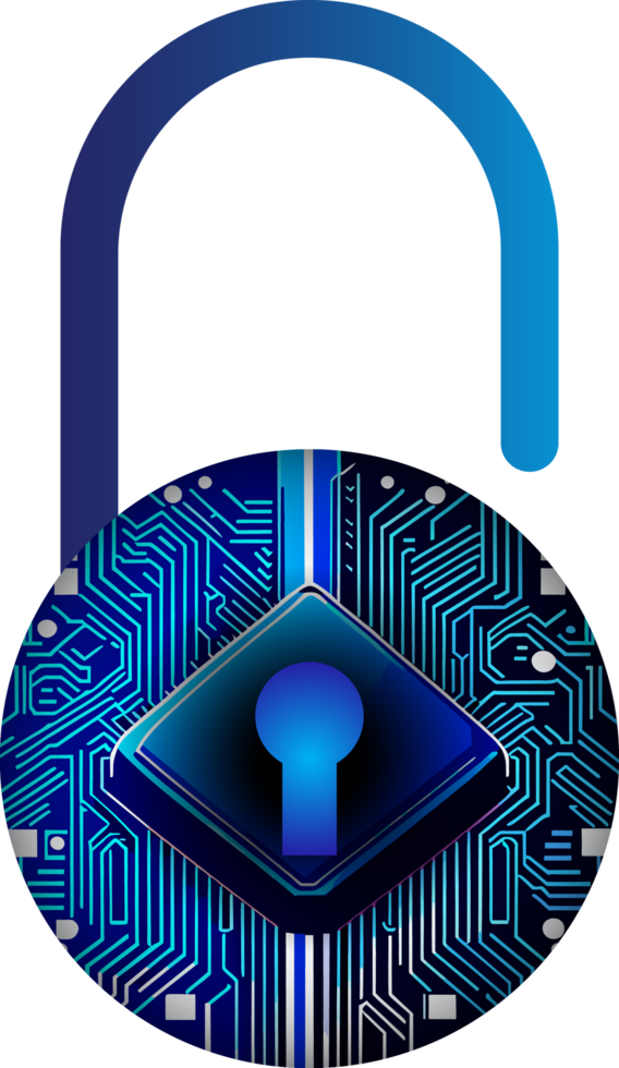 Modern Technology Cybersecurity Icon Crop-out png
